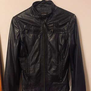 Black Danier leather jacket